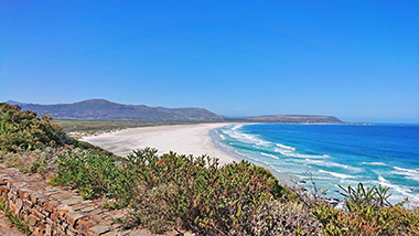 Strand Südafrika Bikereise