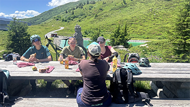BikeCamp Lenzerheide Pause