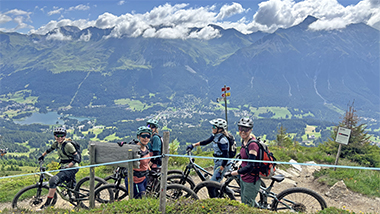 Bikecamp Lenzerheide Aussicht