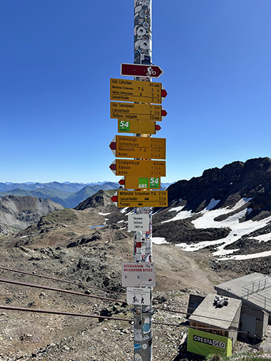Lenzerheide Bike Camp Wegweiser